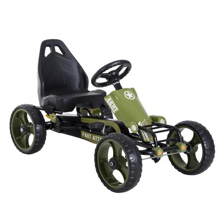 HOMCOM  Voiture à pédales kart pour enfants 