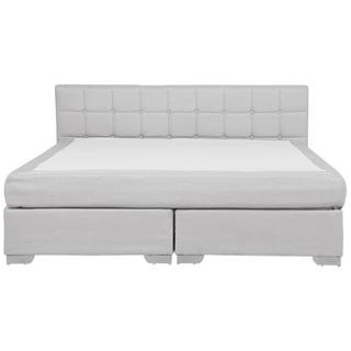 Beliani Lit Boxspring en Polyester Moderne ADMIRAL  