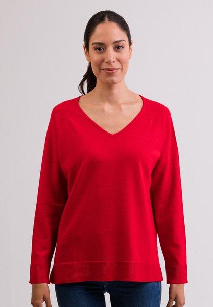 CASH-MERE.CH  Pullover mit Seitenschlitzen 