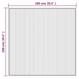 VidaXL  tappeto Fibra di bambù 