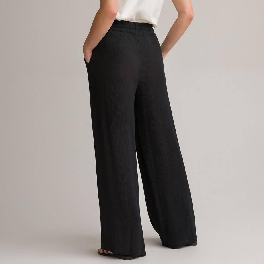 La Redoute Collections Pantalon Large Crepon  