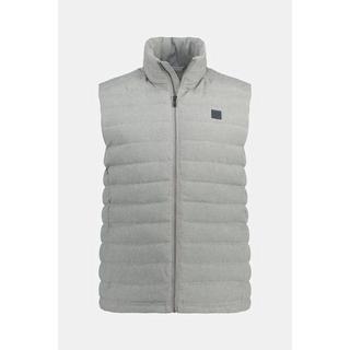 JP1880  Gilet trapuntato per l'outdoor con colletto alto e zip 