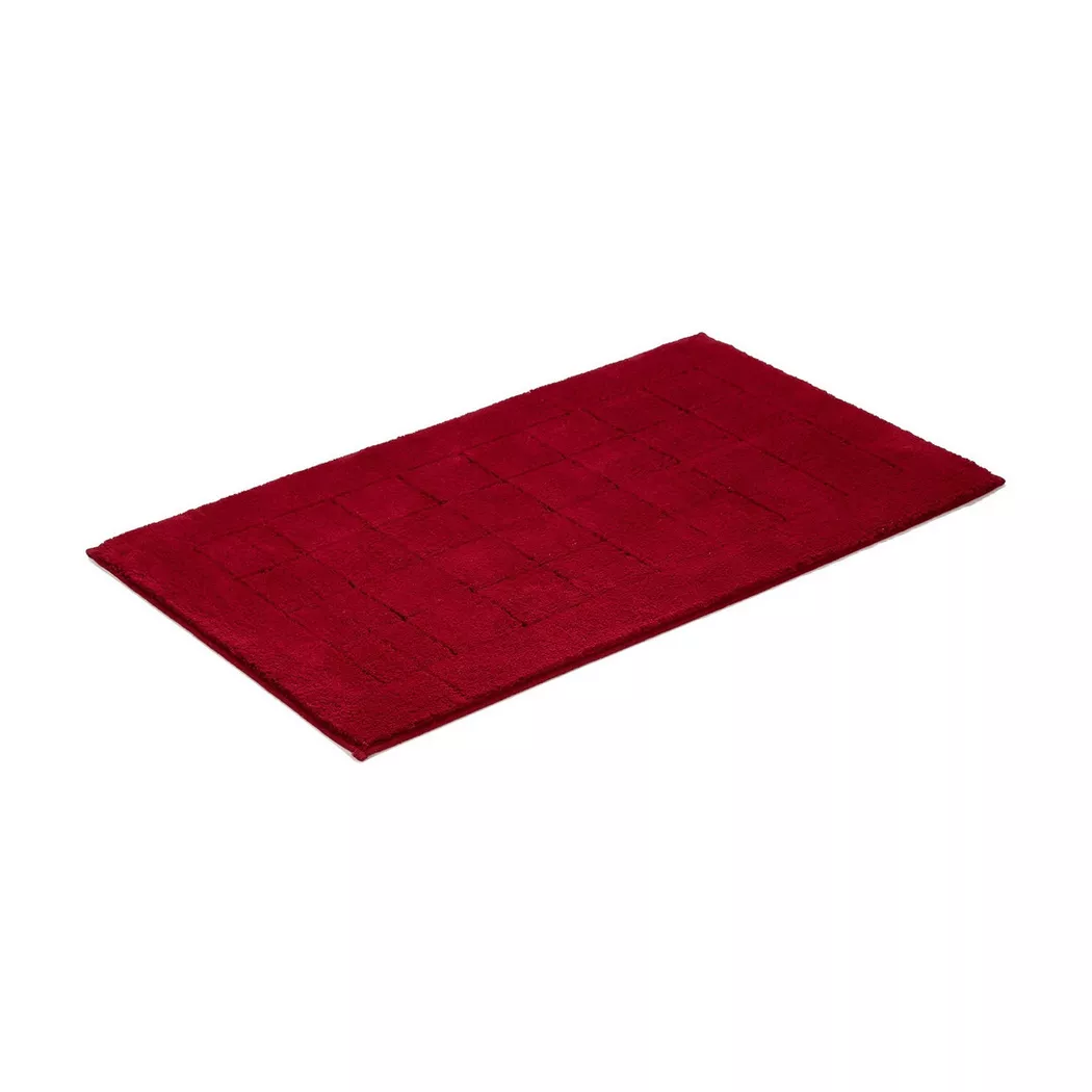 VOSSEN - Exclusive Badematte, 60x100cm, Bordeaux