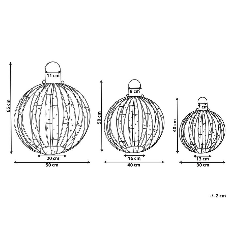 Beliani Decorazione per esterni en Ferro Classico GAROUR  
