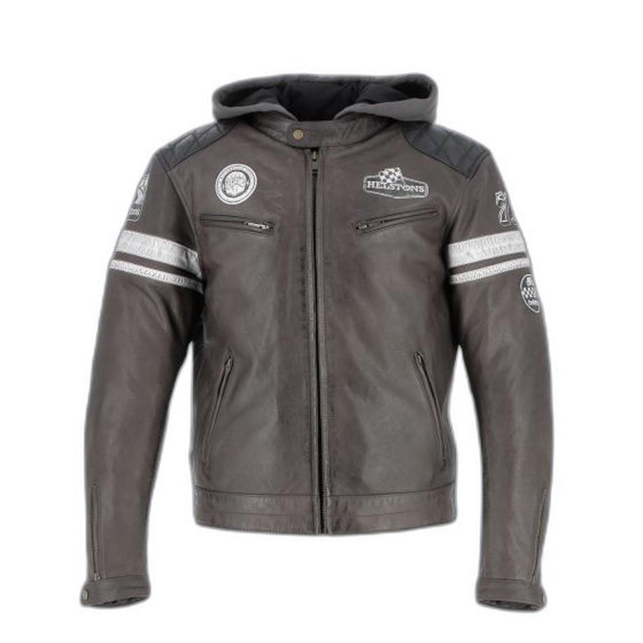 Helstons Riposte Giacca Moto in Pelle  
