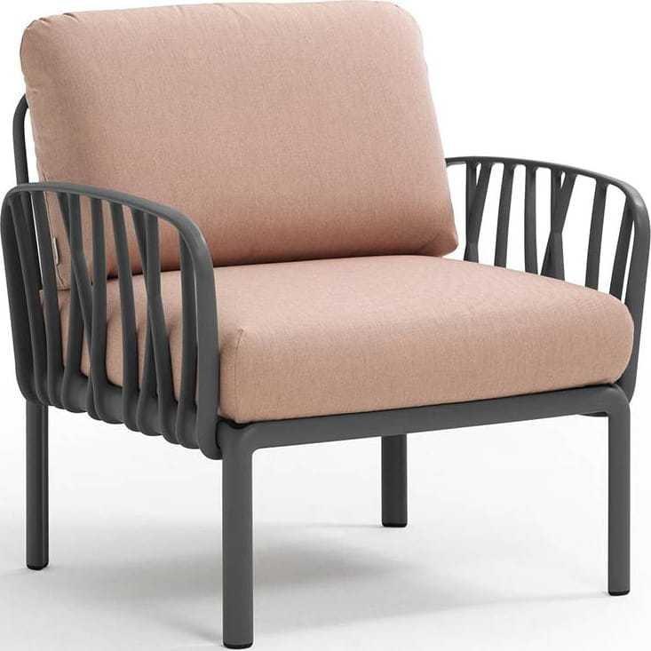 NARDI outdoor Fauteuil de jardin Komodo rose anthracite  