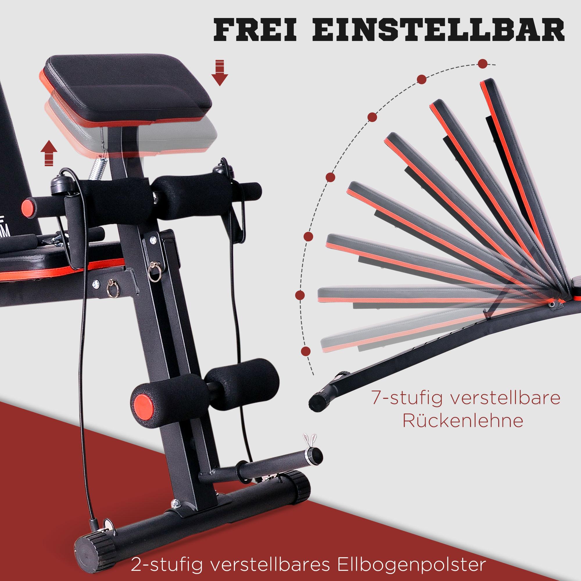 HOMCOM  Banc de musculation 