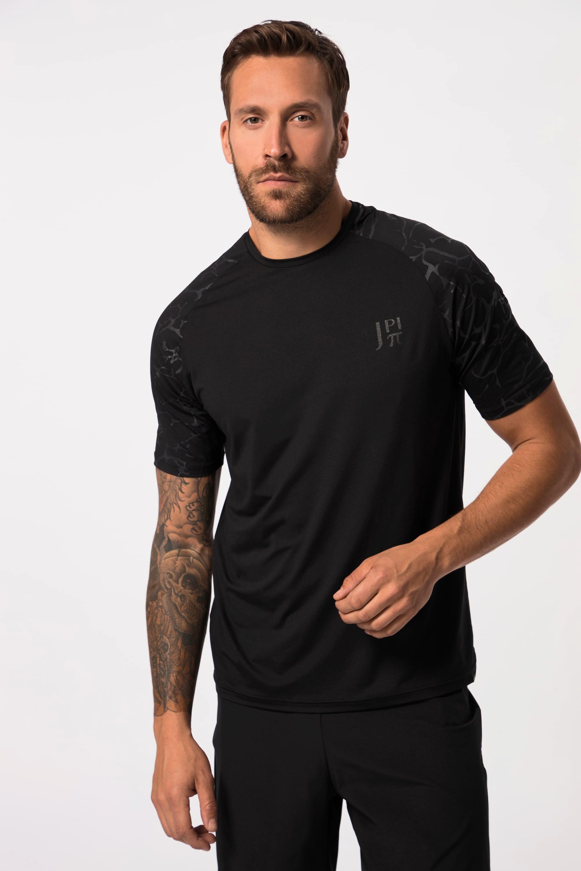 JP1880  Maglia per il fitness con scollo a girocollo, mezze maniche raglan e FLEXNAMIC® 