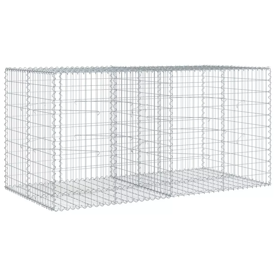 VidaXL - Panier gabion fer, One Size, Argent