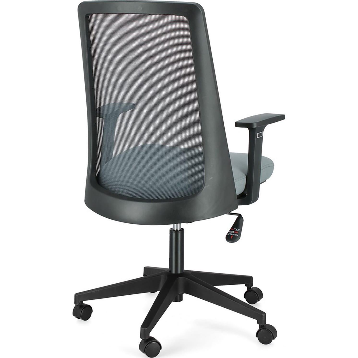 mutoni Chaise de bureau Wesley gris foncé  