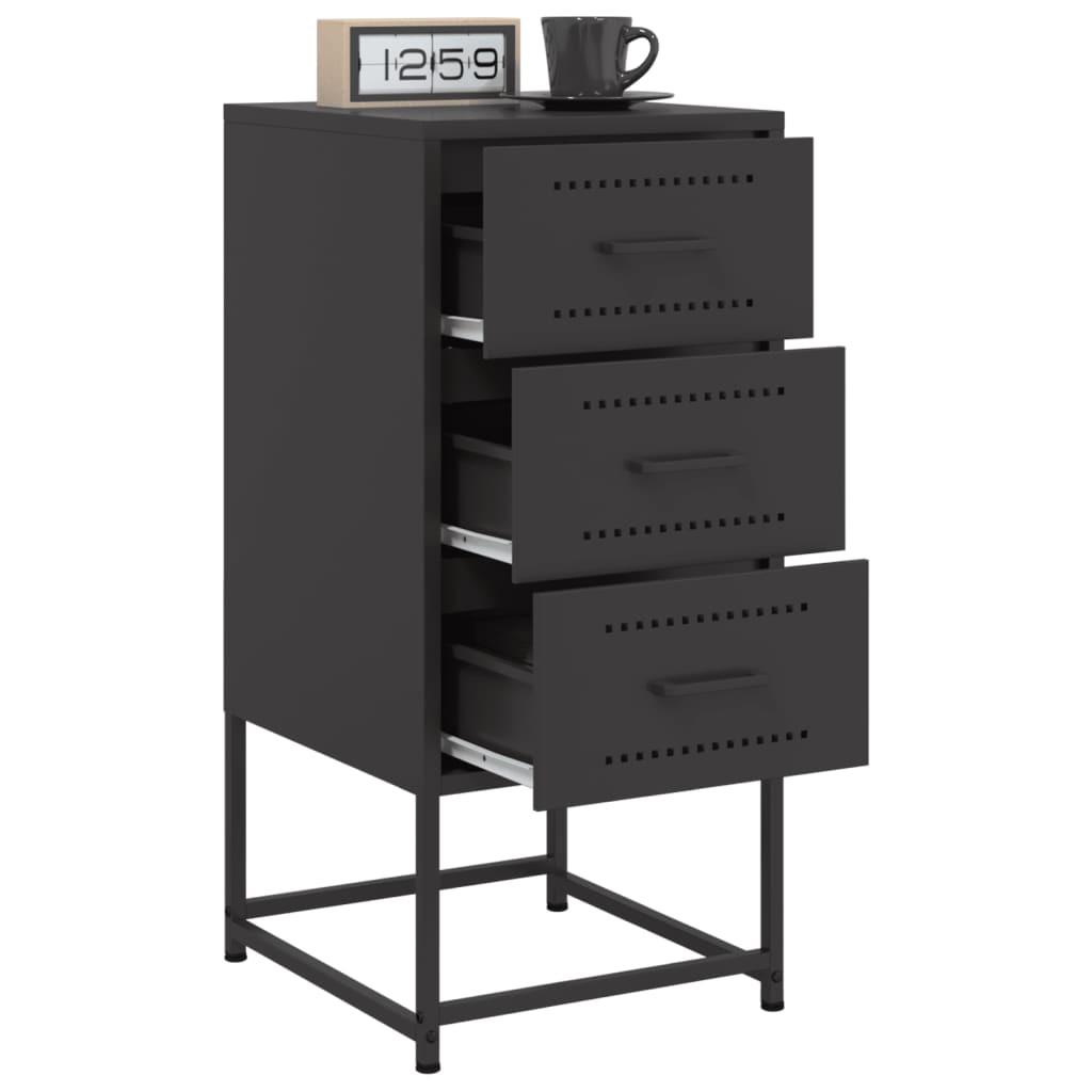 VidaXL Armoire de chevet acier  