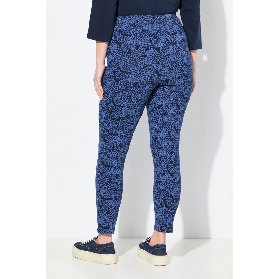 Ulla Popken Bedruckte Leggings Schmales Bein Biobaumwolle  
