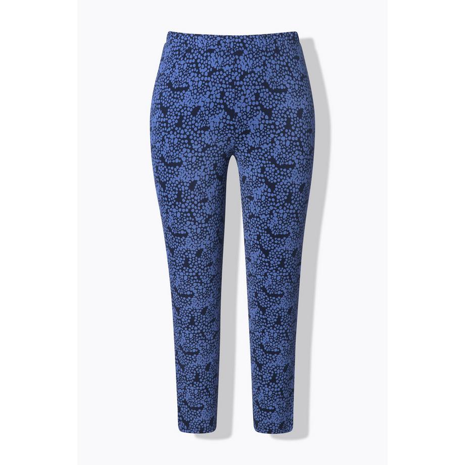 Ulla Popken Bedruckte Leggings Schmales Bein Biobaumwolle  