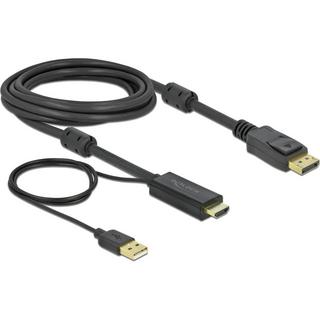 DeLock  Kabel HDMI – Displayport, HDMI/USB 