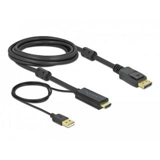 DeLock  Kabel HDMI – Displayport, HDMI/USB 