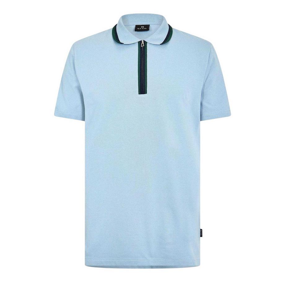 Maglietta Polo Conforme Alla Taglia Con Cerniera Maniche Corte
