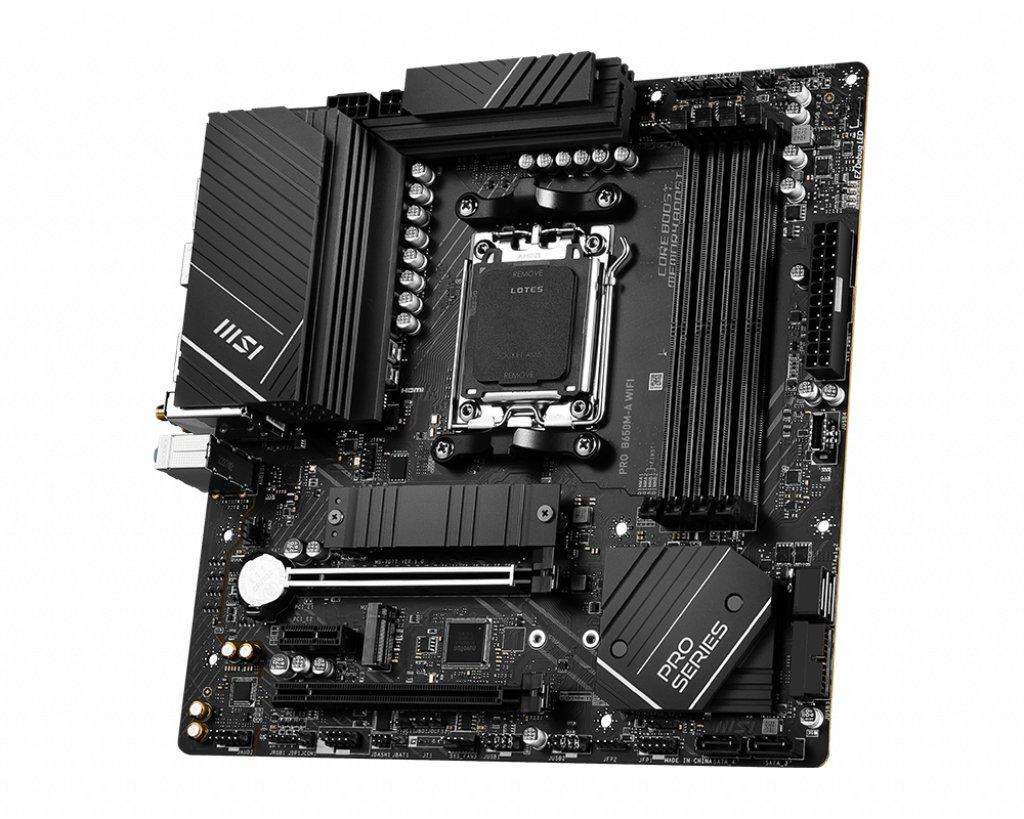 MSI  PRO B650M-A WIFI AMD B650 Emplacement AM5 micro ATX 