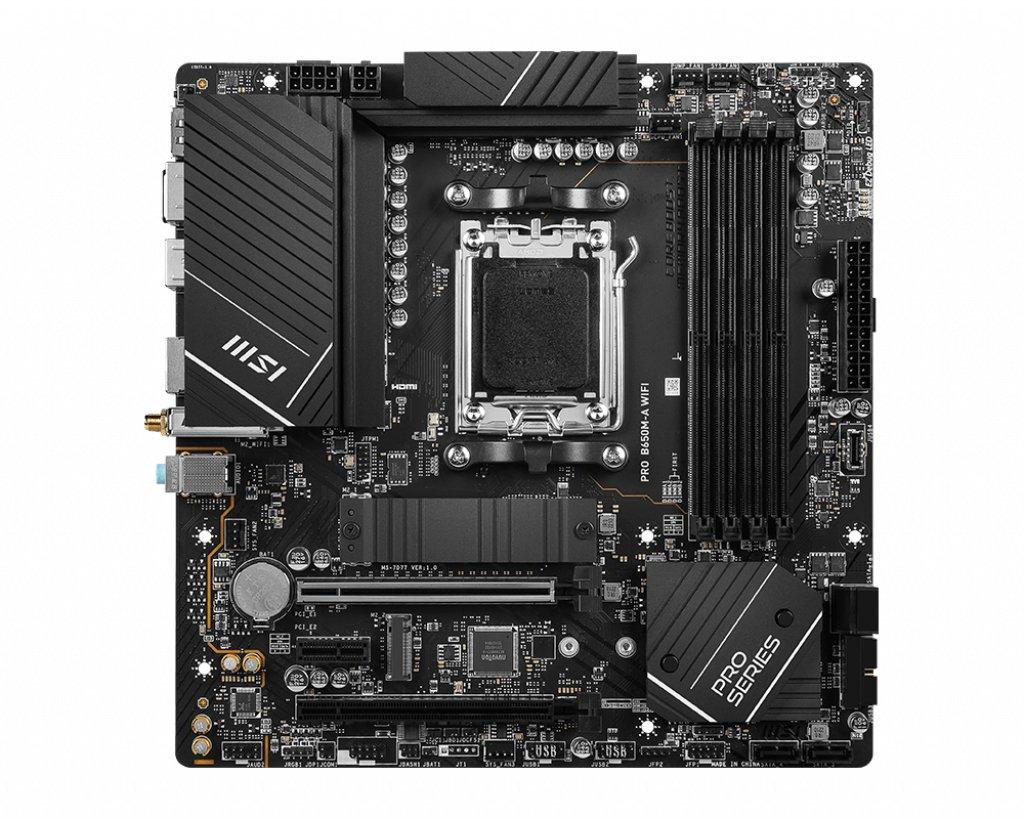 MSI  PRO B650M-A WIFI AMD B650 Emplacement AM5 micro ATX 