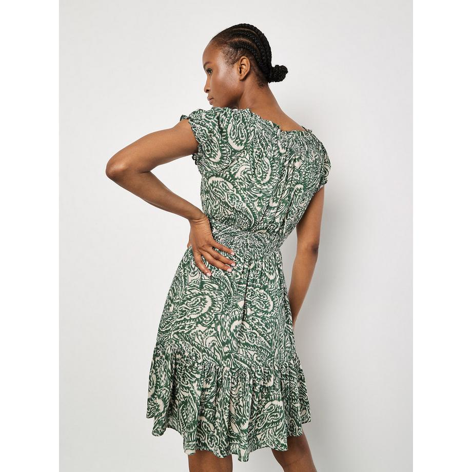 APRICOT Paisley Milchmädchen Minikleid  
