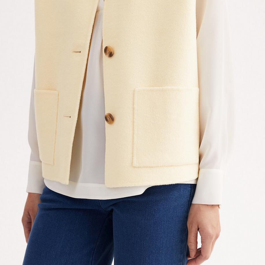 La Redoute Collections Ärmellose Wolljacke  