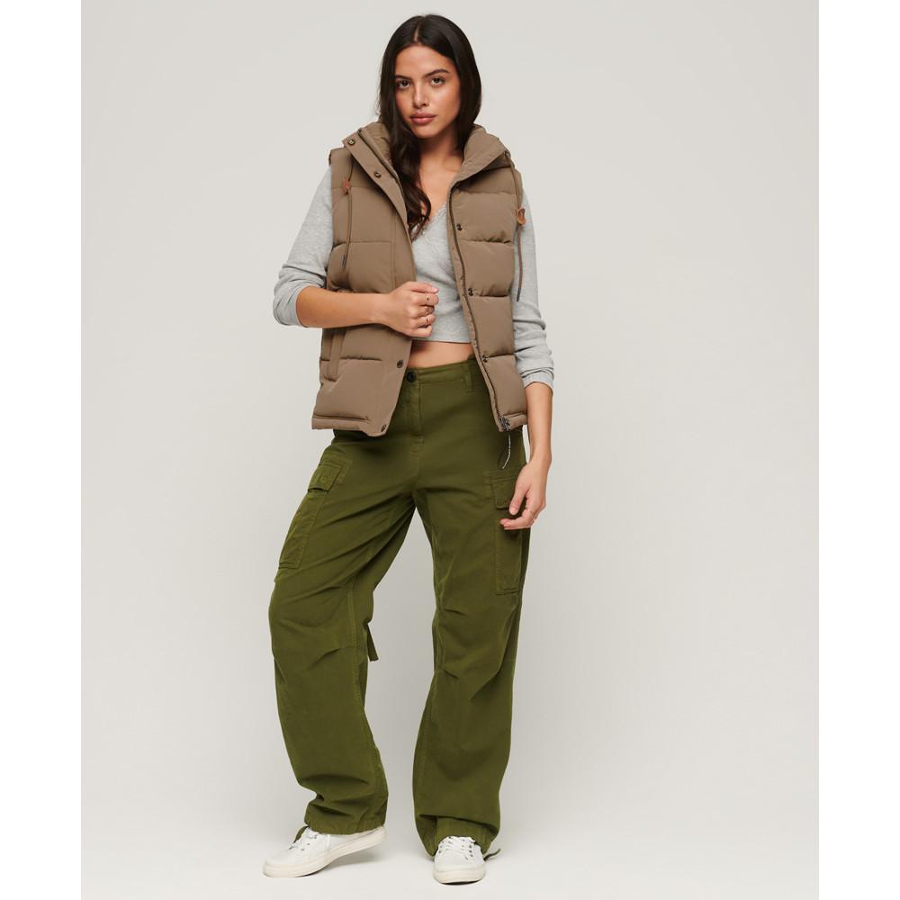 Superdry Everest Ärmellose Daunenjacke mit Kapuze  