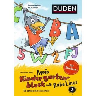 Mein Kindergartenblock mit Rabe Linus (3) Raab, Dorothee; Leuchtenberg, Stefan (Illustrationen); Leberer, Sigrid (Illustrationen) Gebundene Ausgabe 