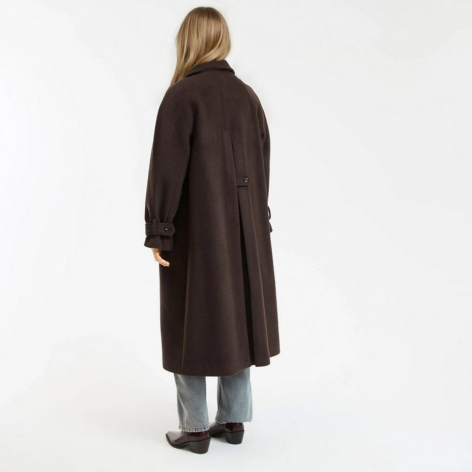 La Redoute Collections Manteau drap de laine mélangée  