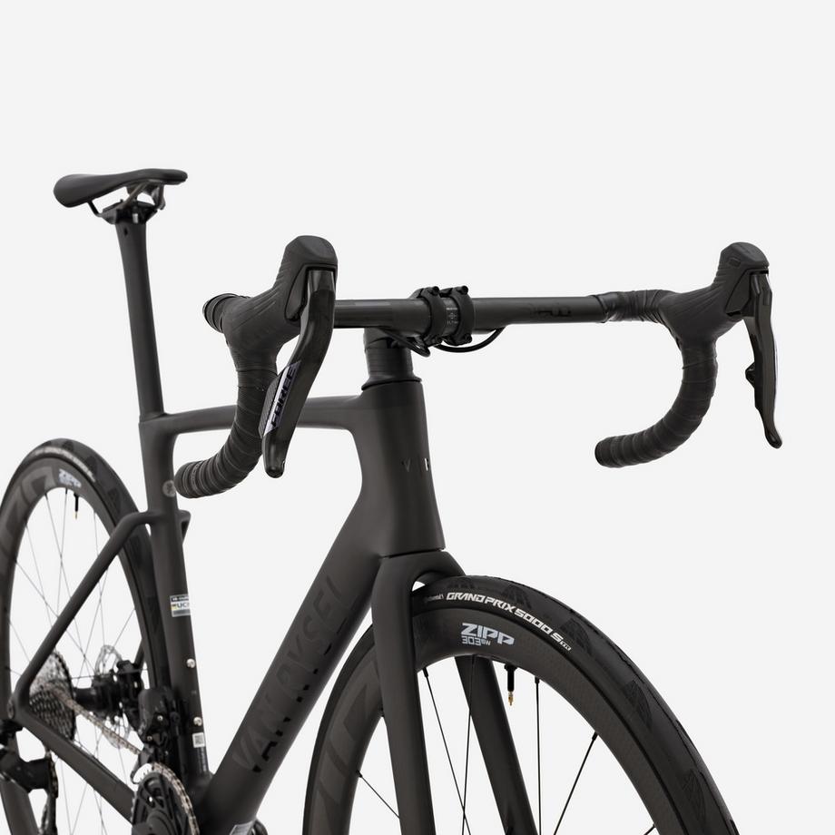 VAN RYSEL  Rennvelo Sram Force AXS E1 12V Powermeter Rohkohlenstoff 