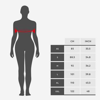 ROCKRIDER  Maillot de cyclisme manches courtes cargo femme polyester 