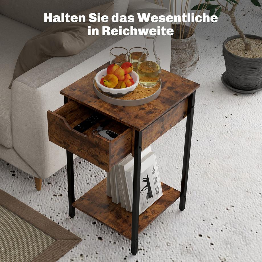 HOMCOM Table d'appoint  