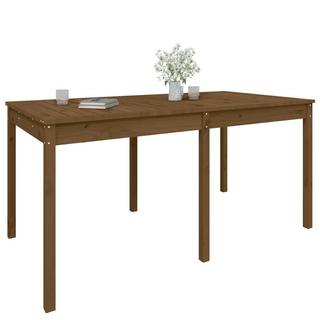 VidaXL Table de jardin bois de pin  