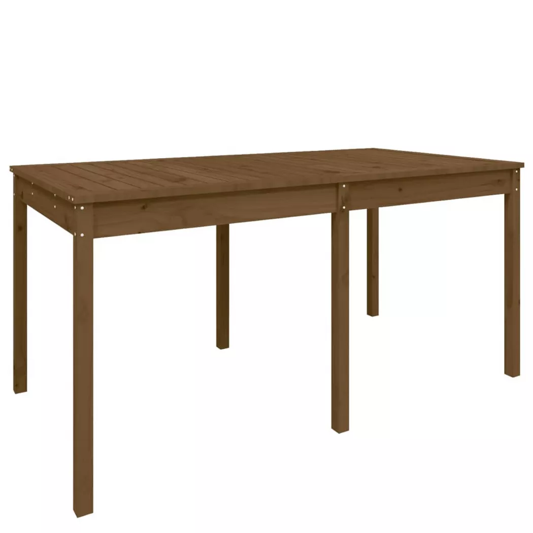 VidaXL - Table de jardin bois de pin, One Size, Marron