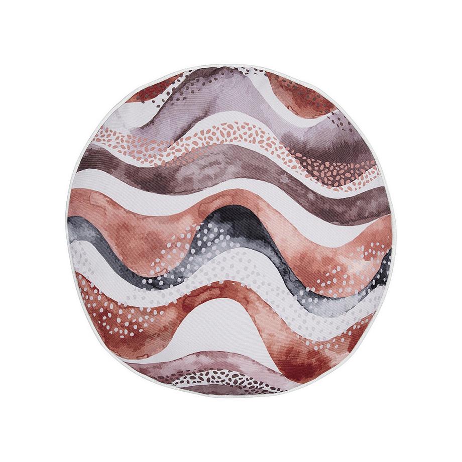 Beliani Gartenkissen 2er Set aus Polyester Retro SEBORGA  