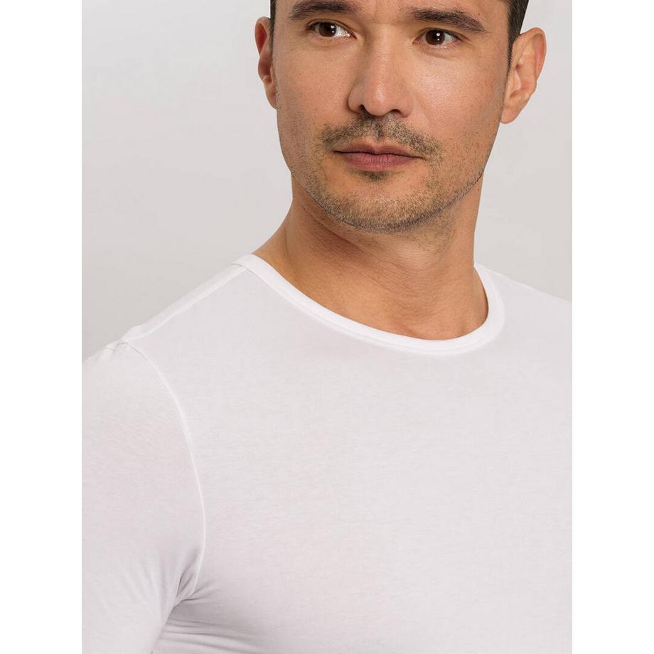 HANRO Cotton Essentials T-shirt Girocollo Confezione da 2  
