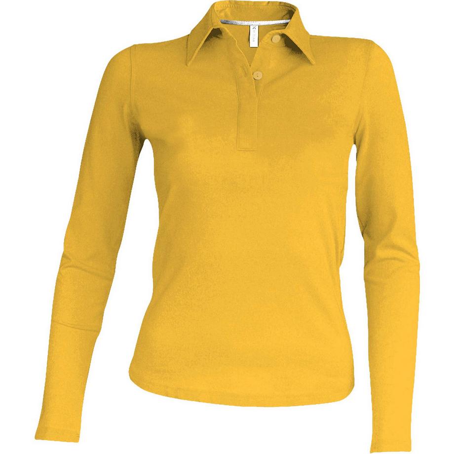 langarm-poloshirt für en