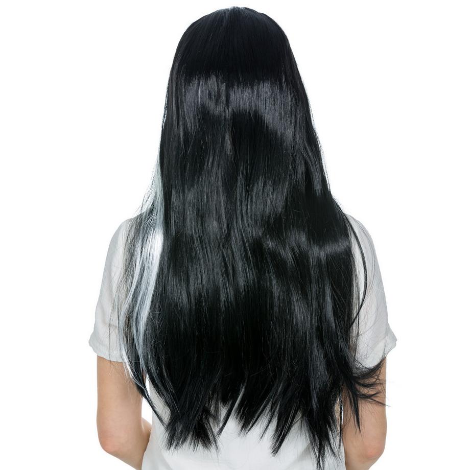 Tectake  Perruque de vampire cheveux longs 
