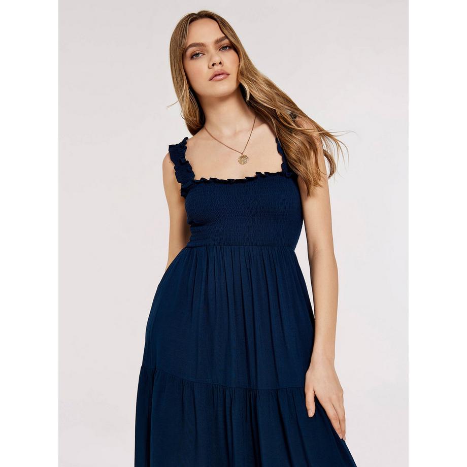 APRICOT Robe Midi Smockée  