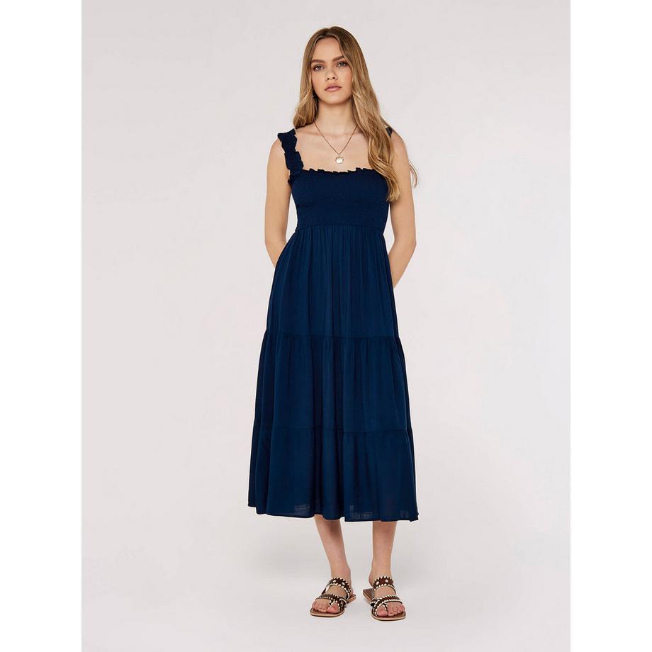 APRICOT Robe Midi Smockée  