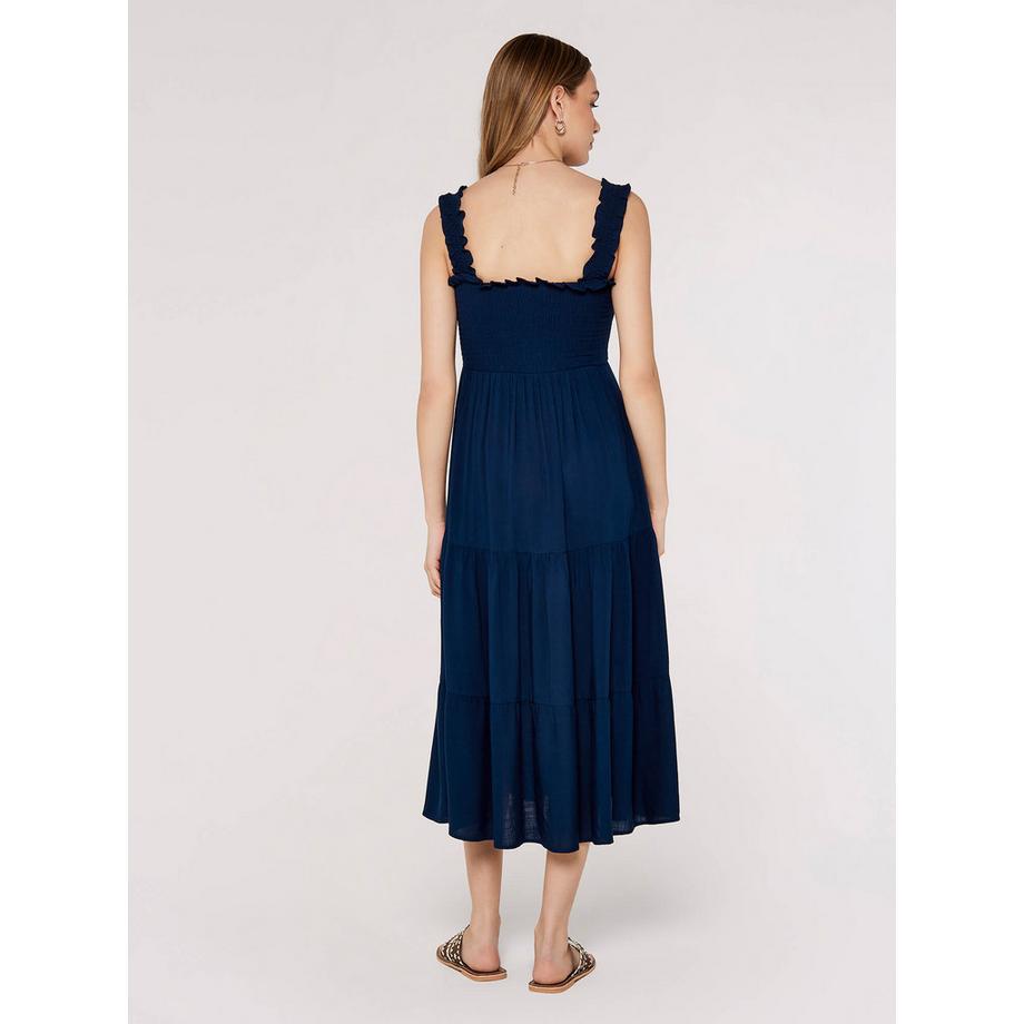 APRICOT Robe Midi Smockée  