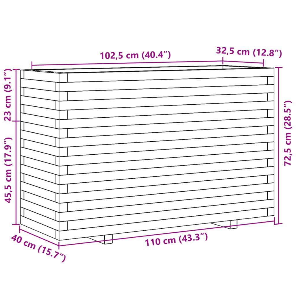 VidaXL fioriera da giardino Legno di douglas  