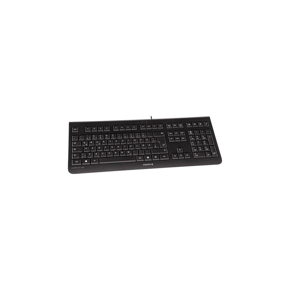 Cherry  Tastiera Svizzera, QWERTY, Windows® CHERRY KC 1000 Nero 