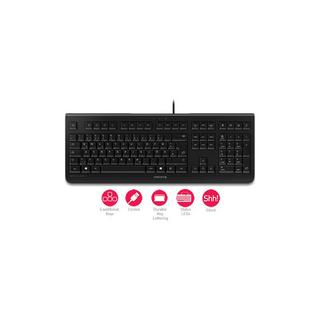 Cherry  Tastiera Svizzera, QWERTY, Windows® CHERRY KC 1000 Nero 