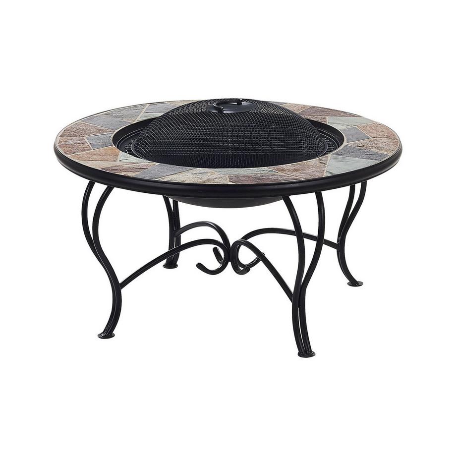 Beliani Camino con Griglia en Acciaio EREBUS  