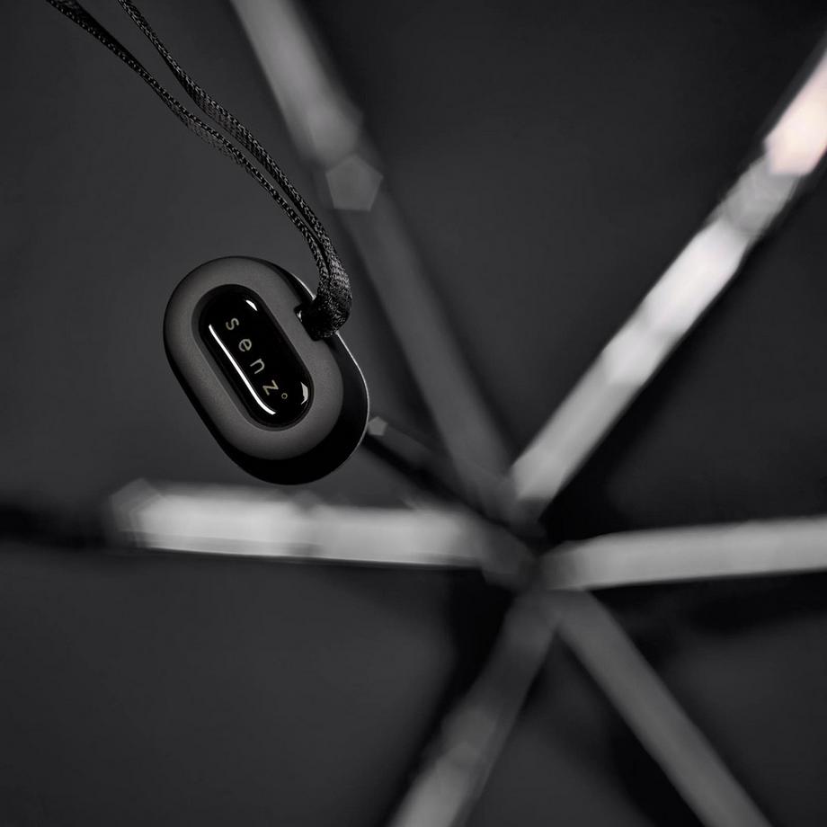 Senz  Senz Micro parapluie pliable Storm, noir pur 