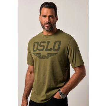 T-Shirt, Halbarm, Brustprint, bis 8XL