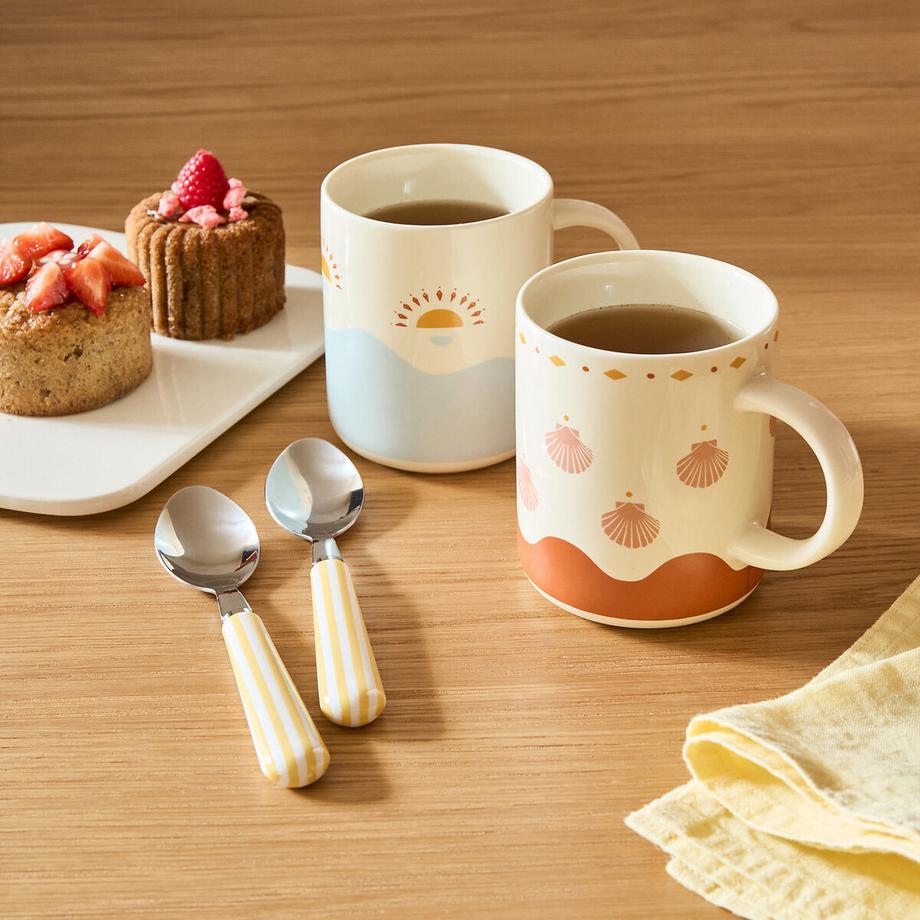 La Redoute Intérieurs Set aus 2 Porzellanbechern  