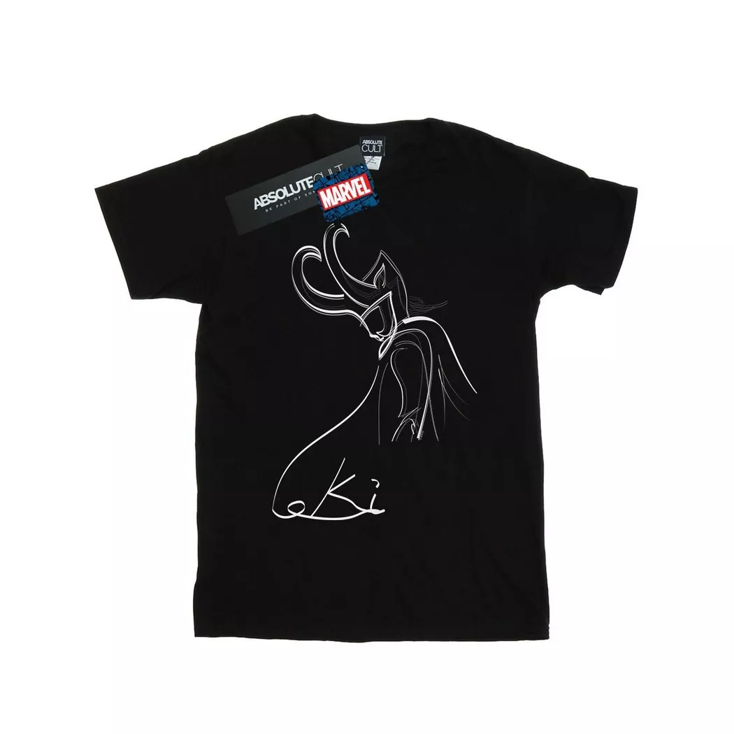 MARVEL - TShirt, für Damen, Schwarz, Größe S