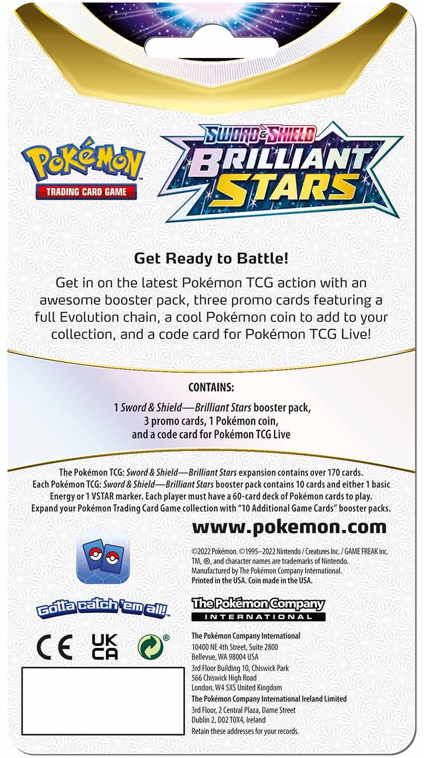 Pokémon  Sword & Shield Brilliant Stars Hydreigon Premium Checklane Blister - EN 