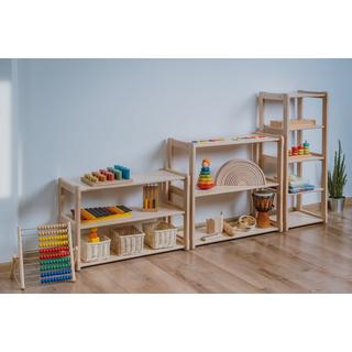 Montessori Montessori-Kinderzimmermöbel Montessori offene Regale für die Aufbewahrung von Kindersachen  
