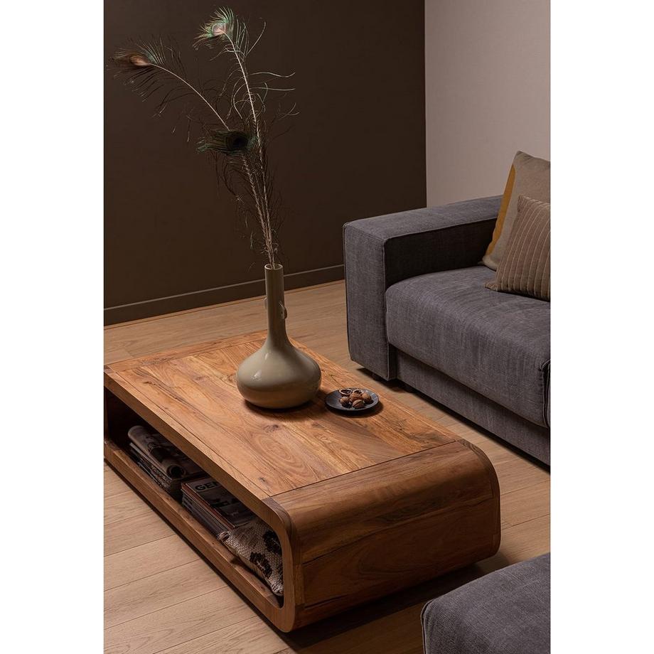 mutoni Table basse Kin acacia naturel  